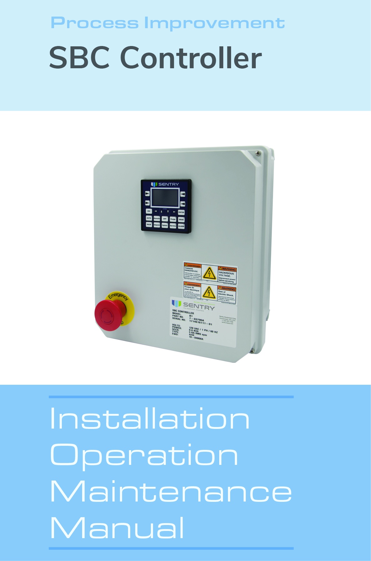 Image of SBC Controller Instruction Manual
