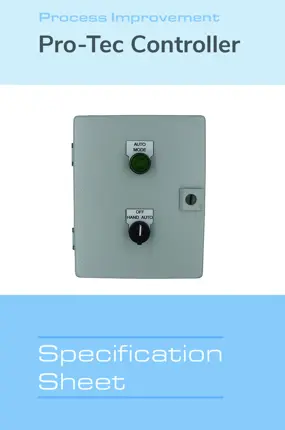 Image of Pro-Tec Controller Spec Sheet