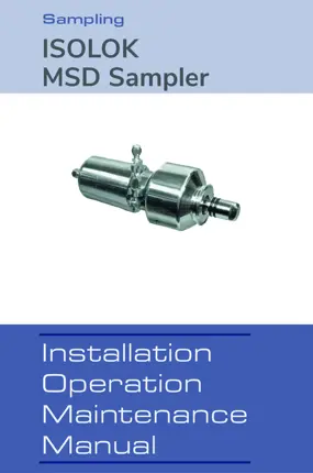 Image of ISOLOK MSD Sampler IOM