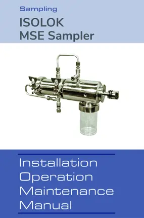 Image of ISOLOK MSE Sampler IOM