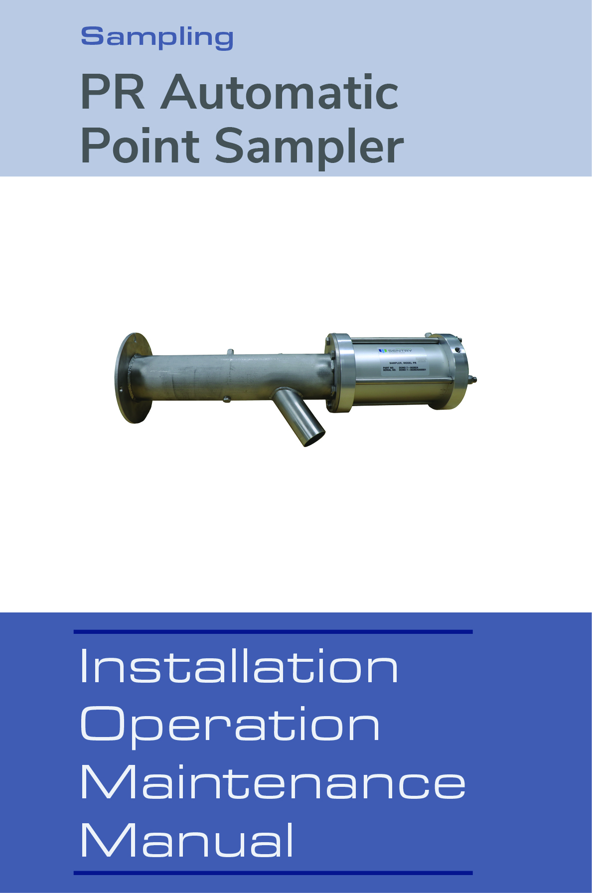 Image of Model PR Sampler Instruction Manual