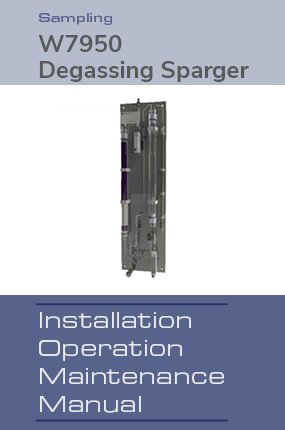 Image of W7950 Sparger Instruction Manual
