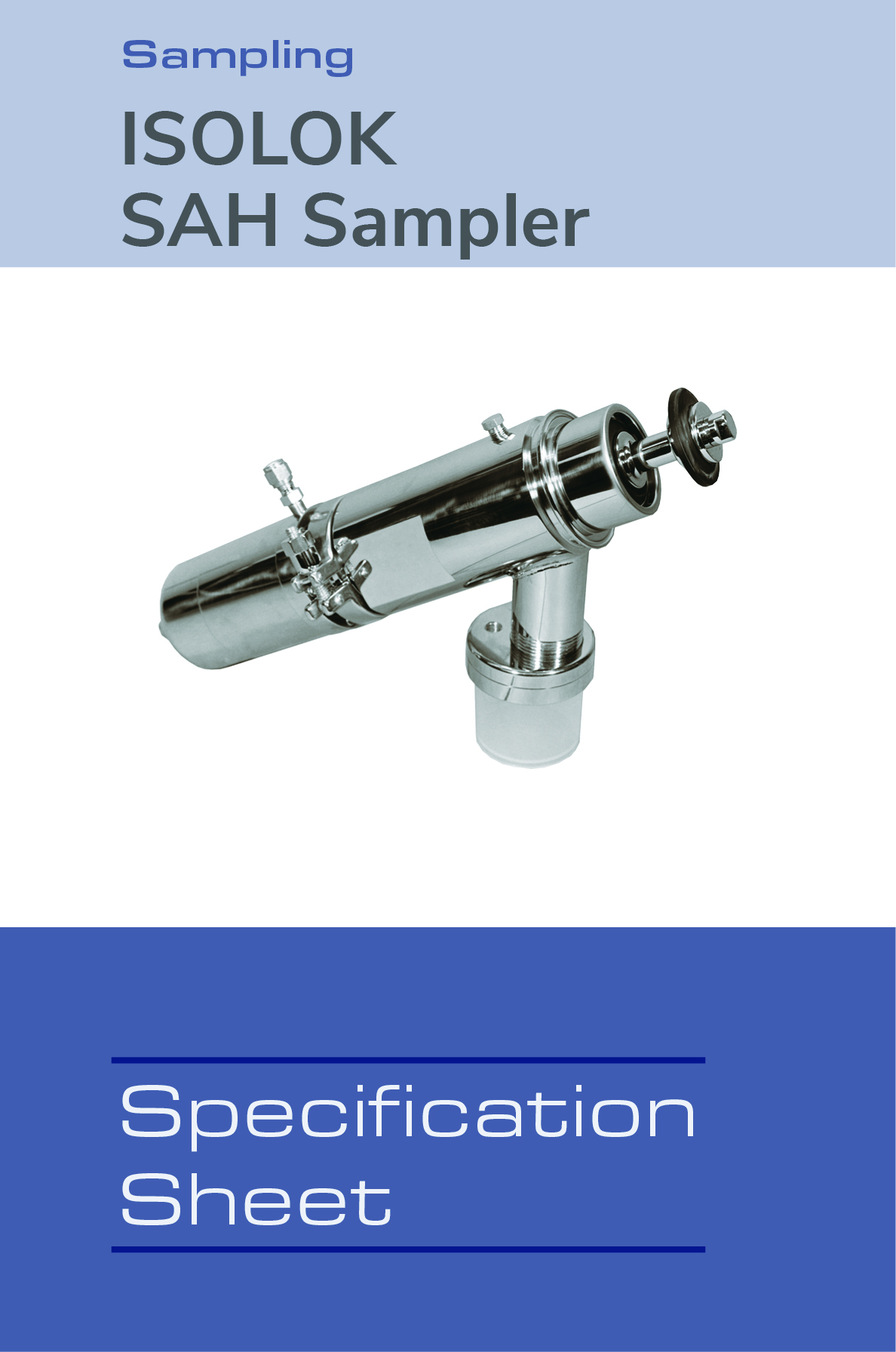 Image of ISOLOK SAH Sampler Spec Sheet