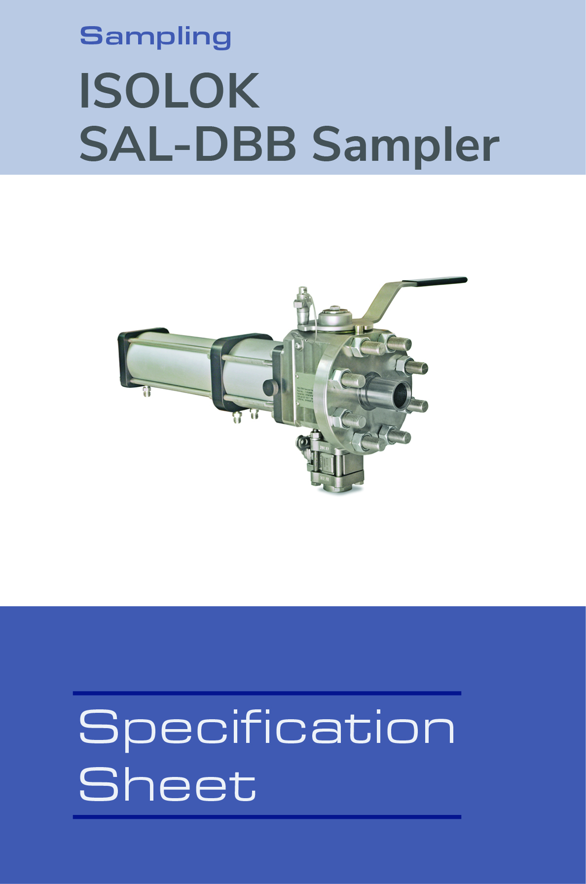 Image of ISOLOK SAL-DBB Sampler Spec Sheet