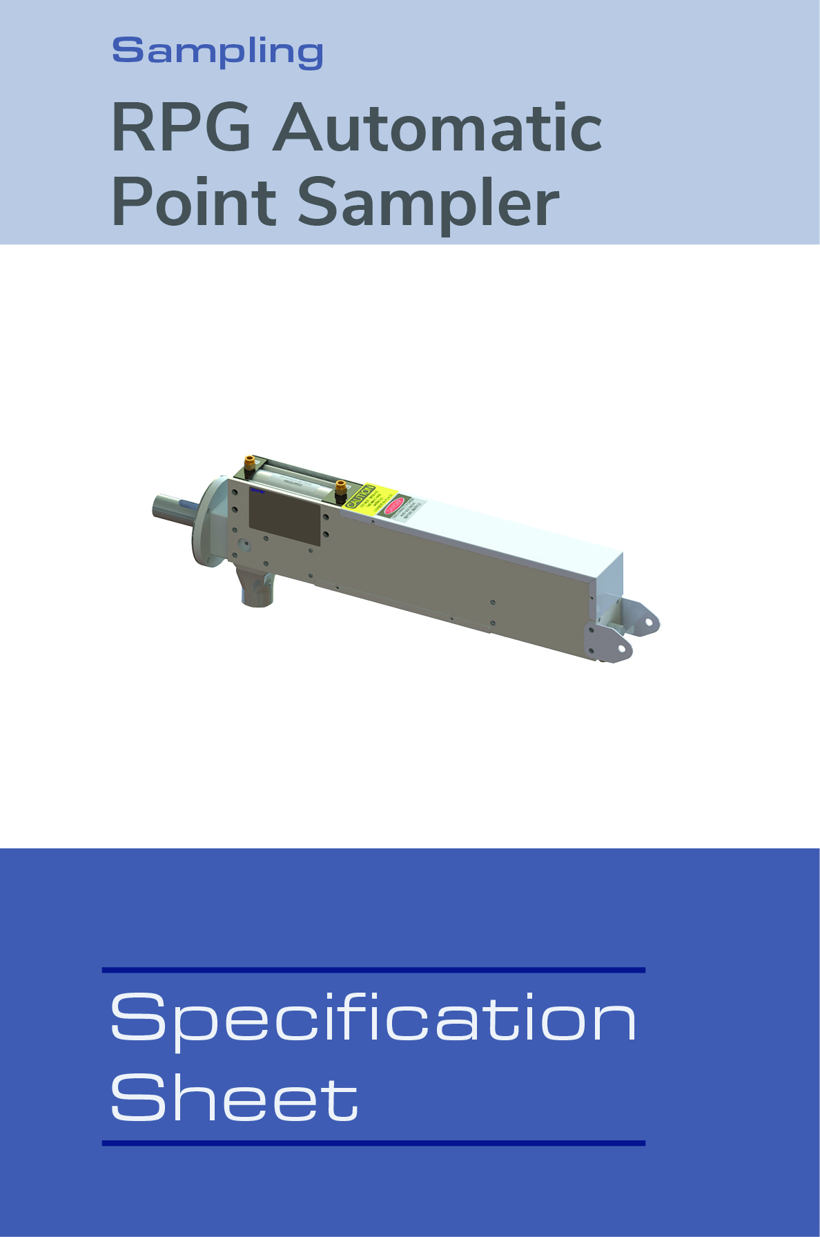 Image of Model RPG Sampler Spec Sheet